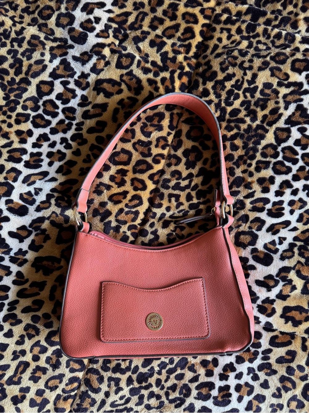 Anne Klein orange shoulder bag